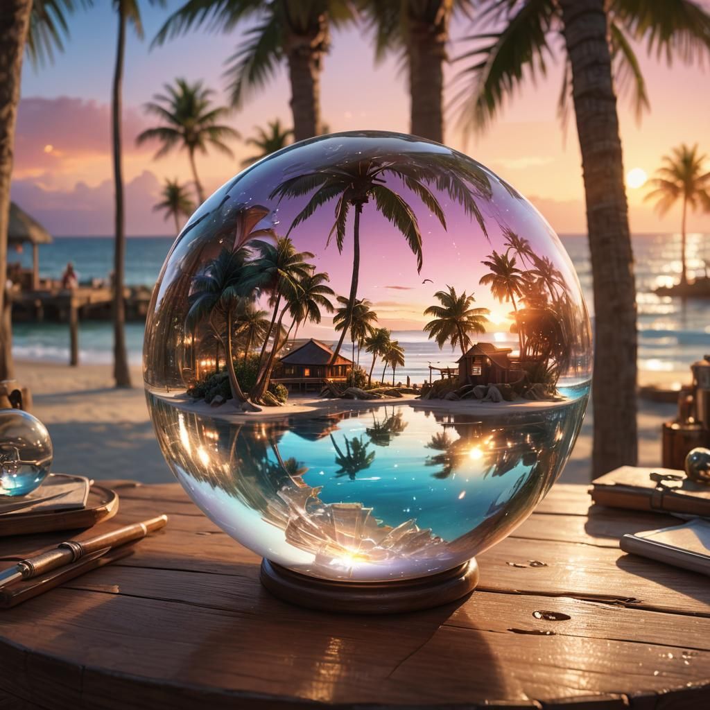 Ugh... I don't like the place I'm at. Crystal ball show me the place I desire to be!  by @DiscoKittie