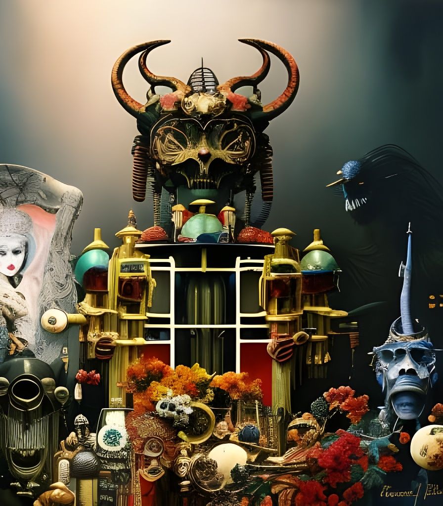 Surreal Stopmotion Scene: Astral Dustbin Dirge