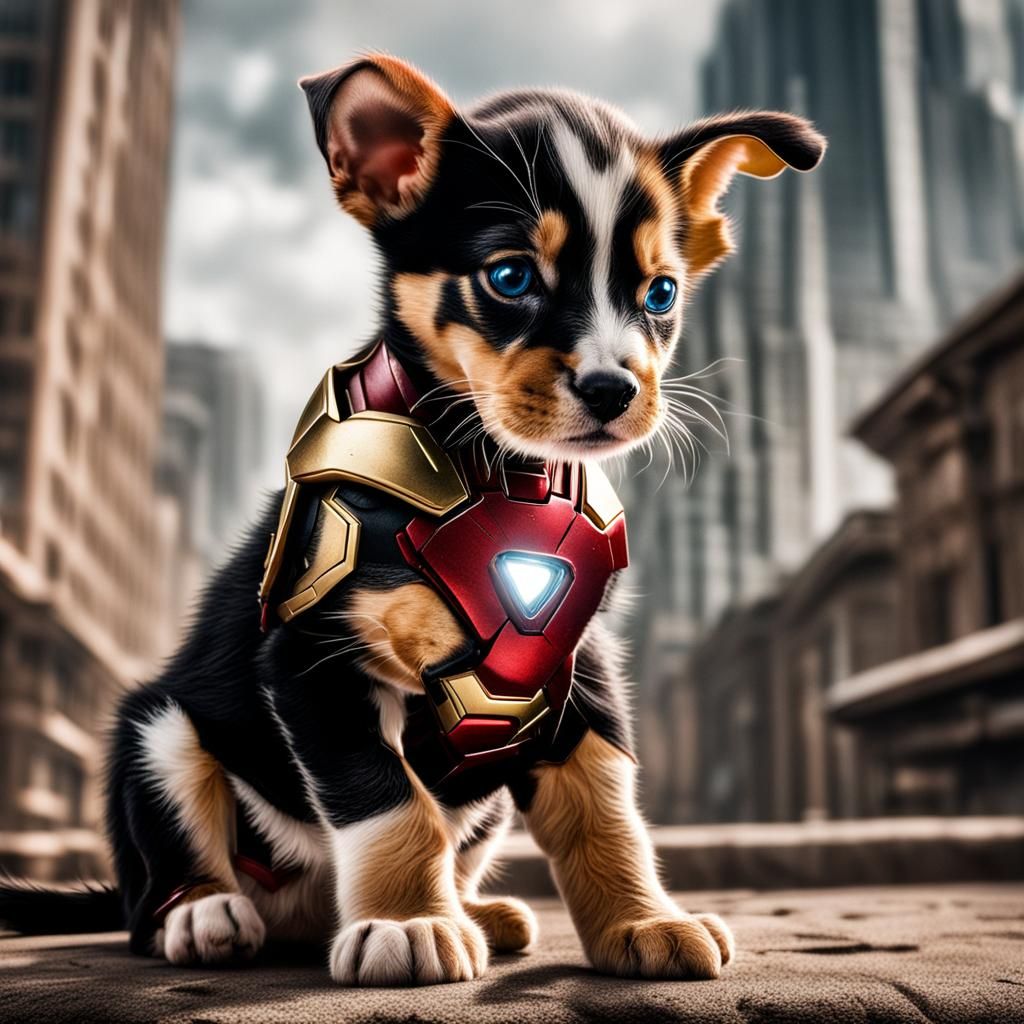 Ironman as a puppy