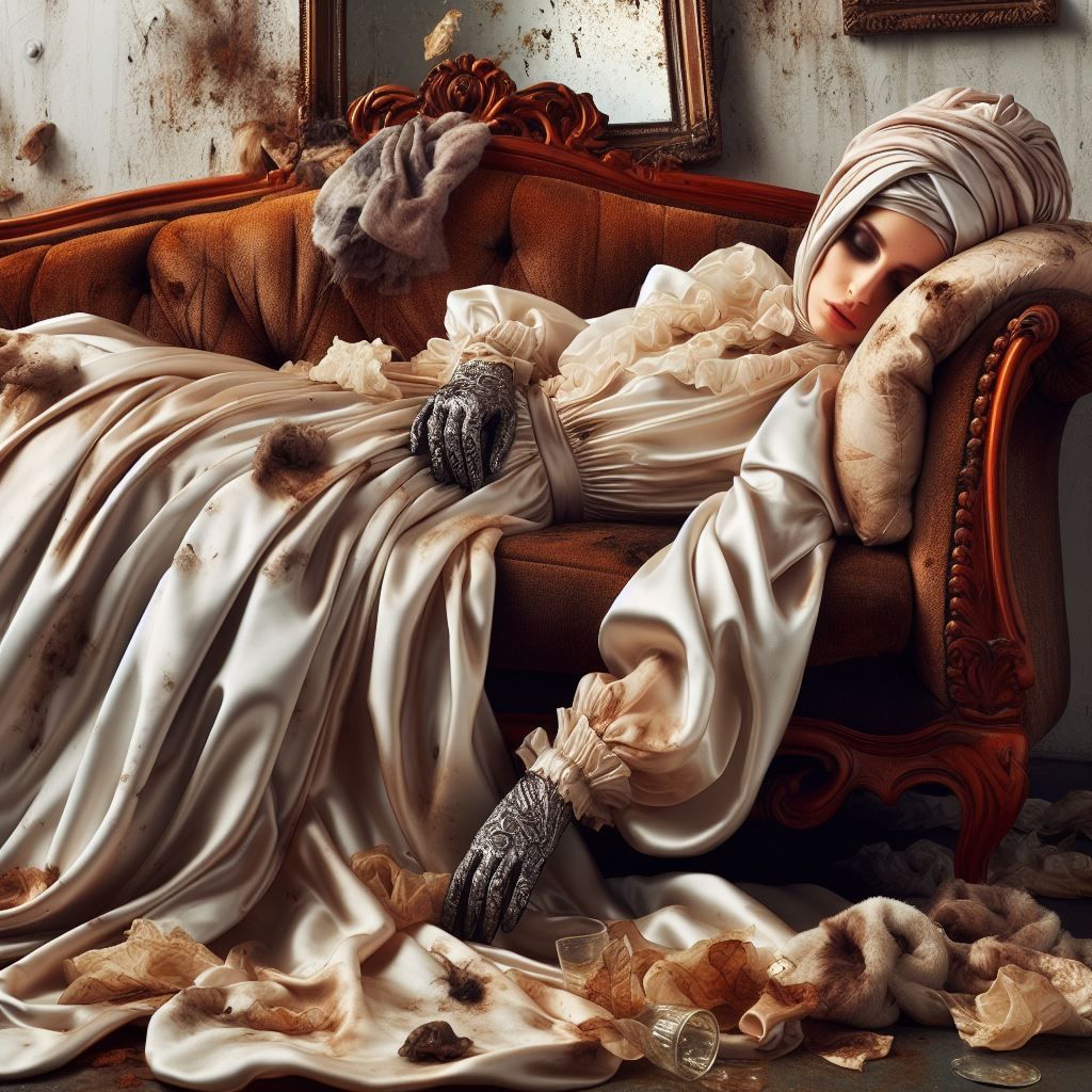 Unwashed Smelly Bedraggled Shabby Dirty Streetworn Ragged Re...