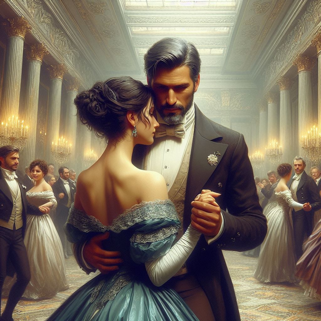 Dancing in the ballroom