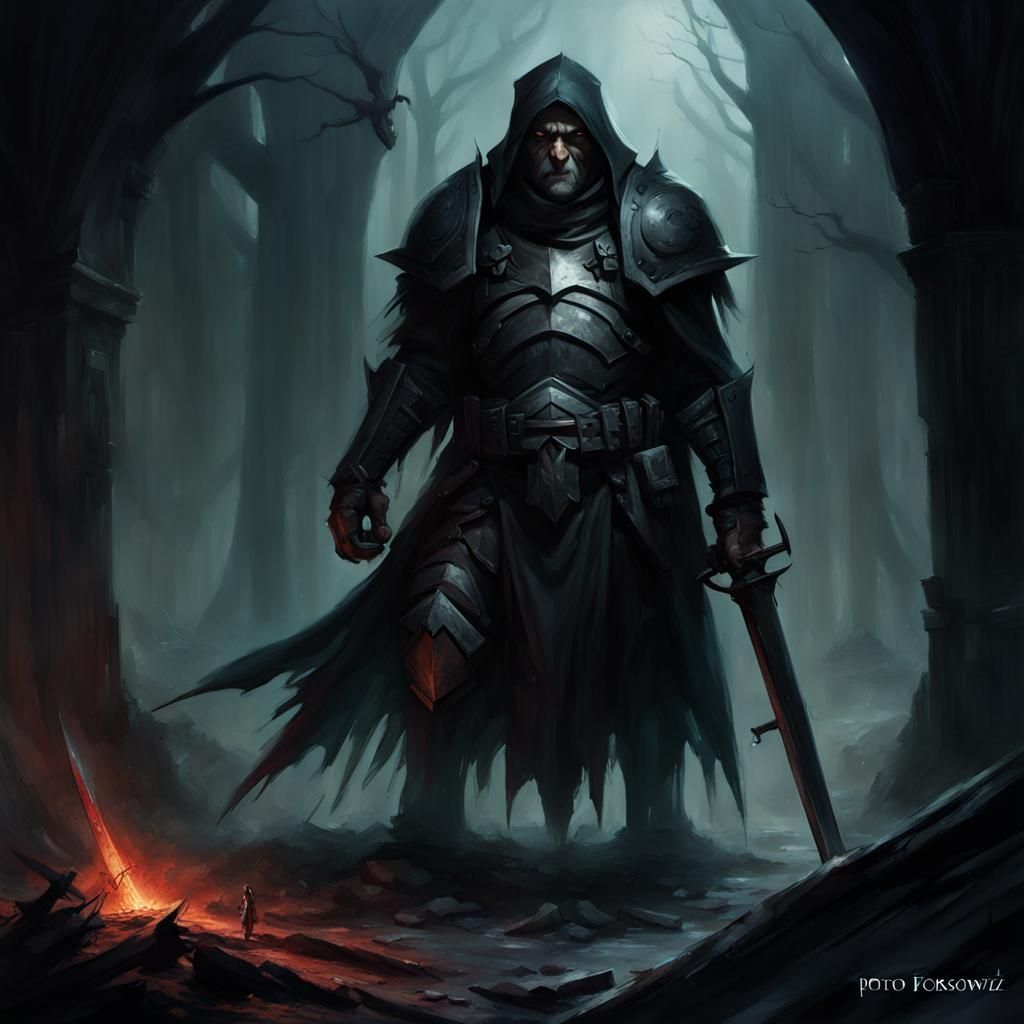 Grimdark by Piotr Foksowicz - AI Generated Artwork - NightCafe Creator