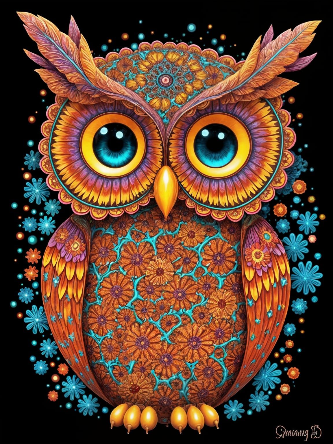 Owl portrait