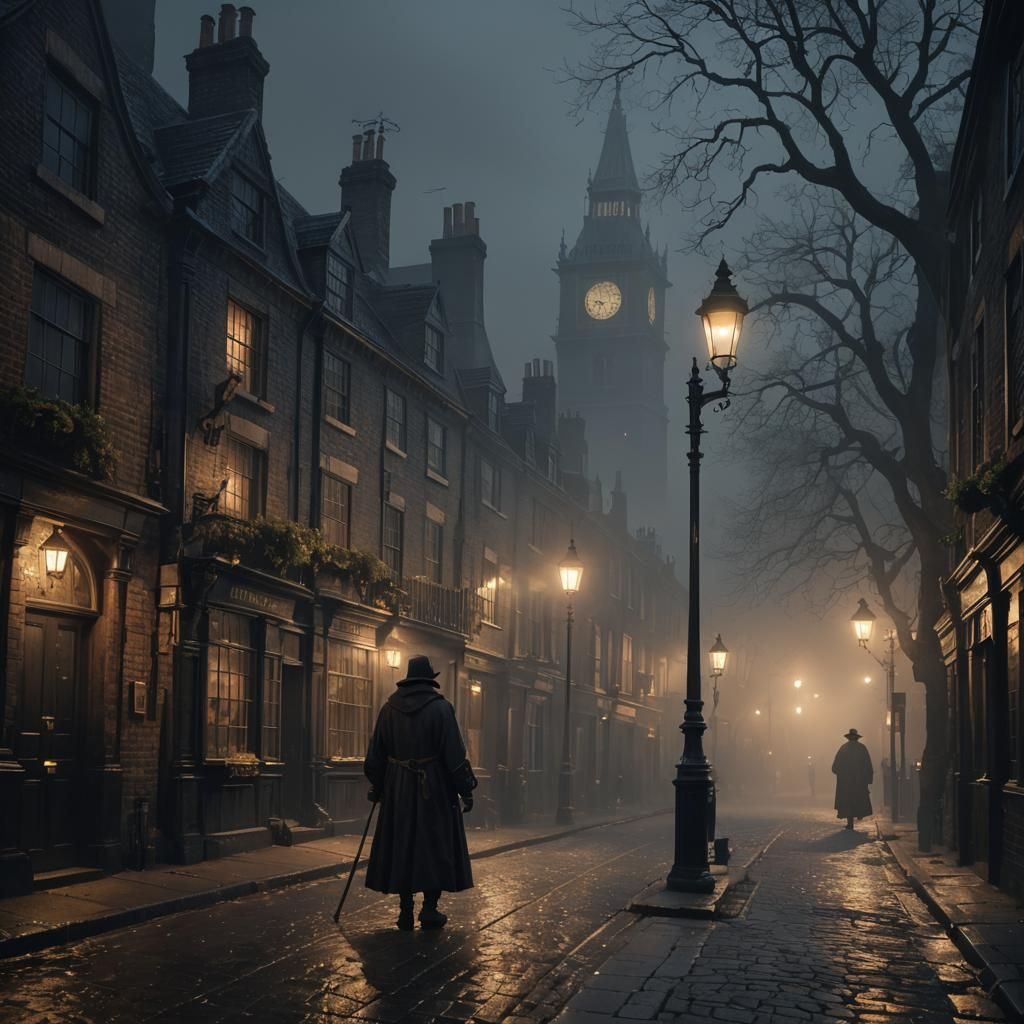 A brisk walk in London