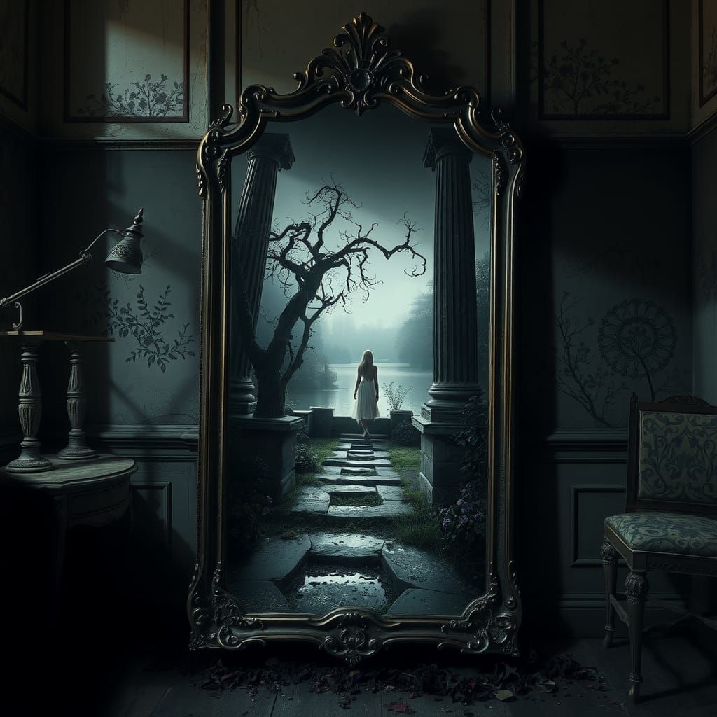 The cursed mirror  by @Elena