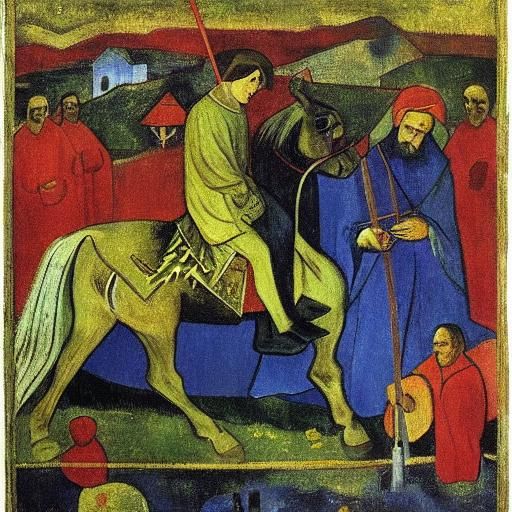 A certain horseman appeared, looked closely - the devil was ...