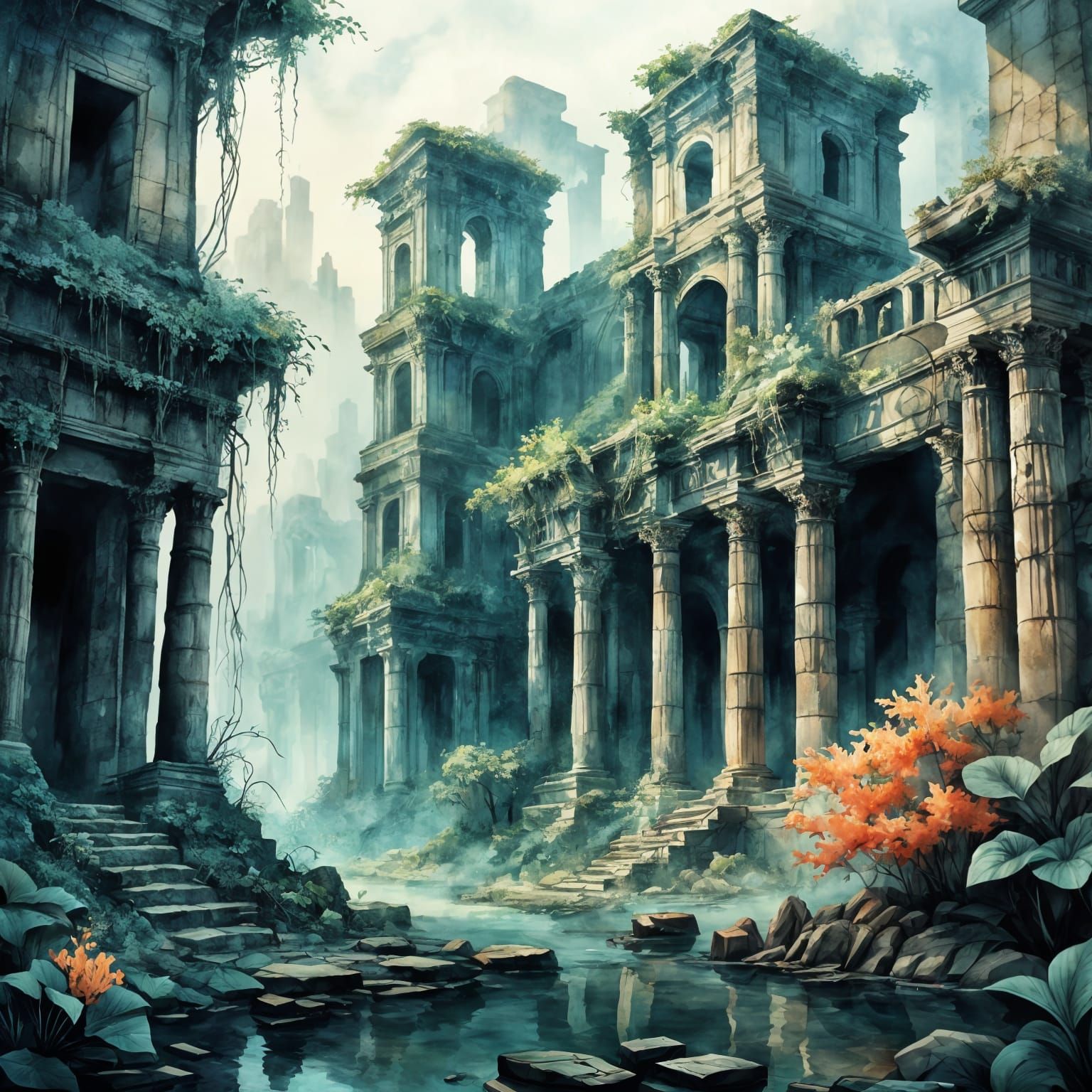 Where Time Sleeps and Nature Dreams  by @dandan