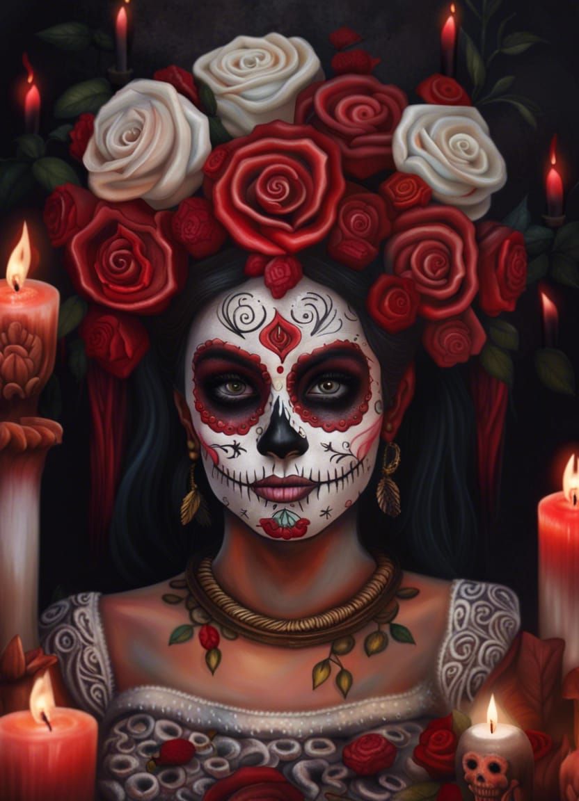 La Catrina - AI Generated Artwork - NightCafe Creator