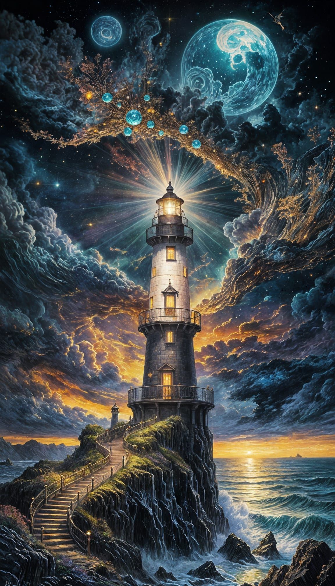 Haunted Lighthouse  by @MagdaMagda