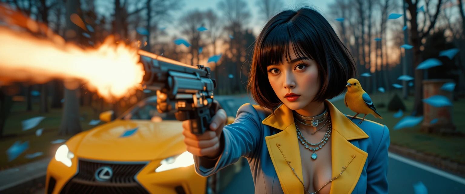 Furuya "Blue Leaf" Asami and her Fearless Little Friend