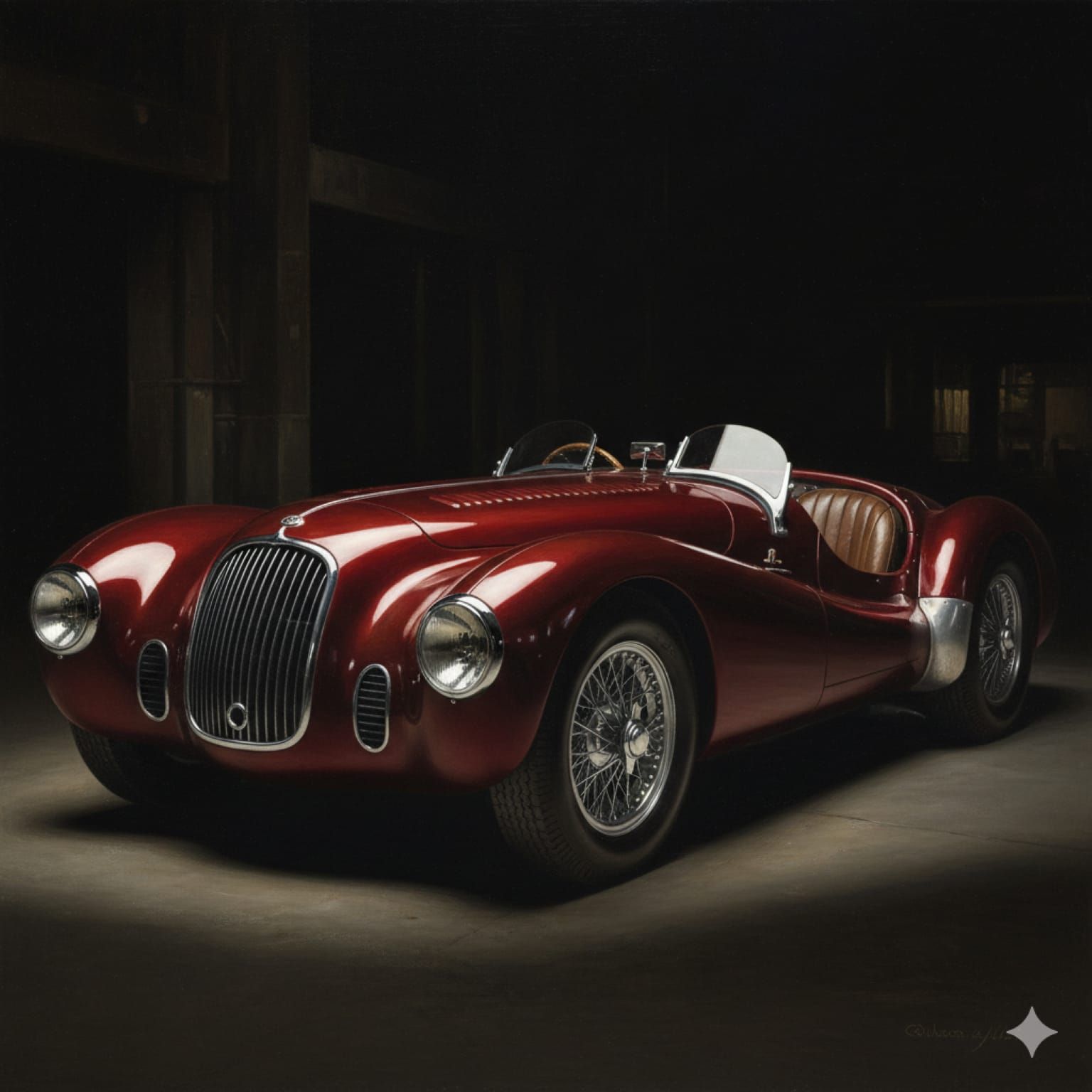 1950s British Racer by Caravaggio