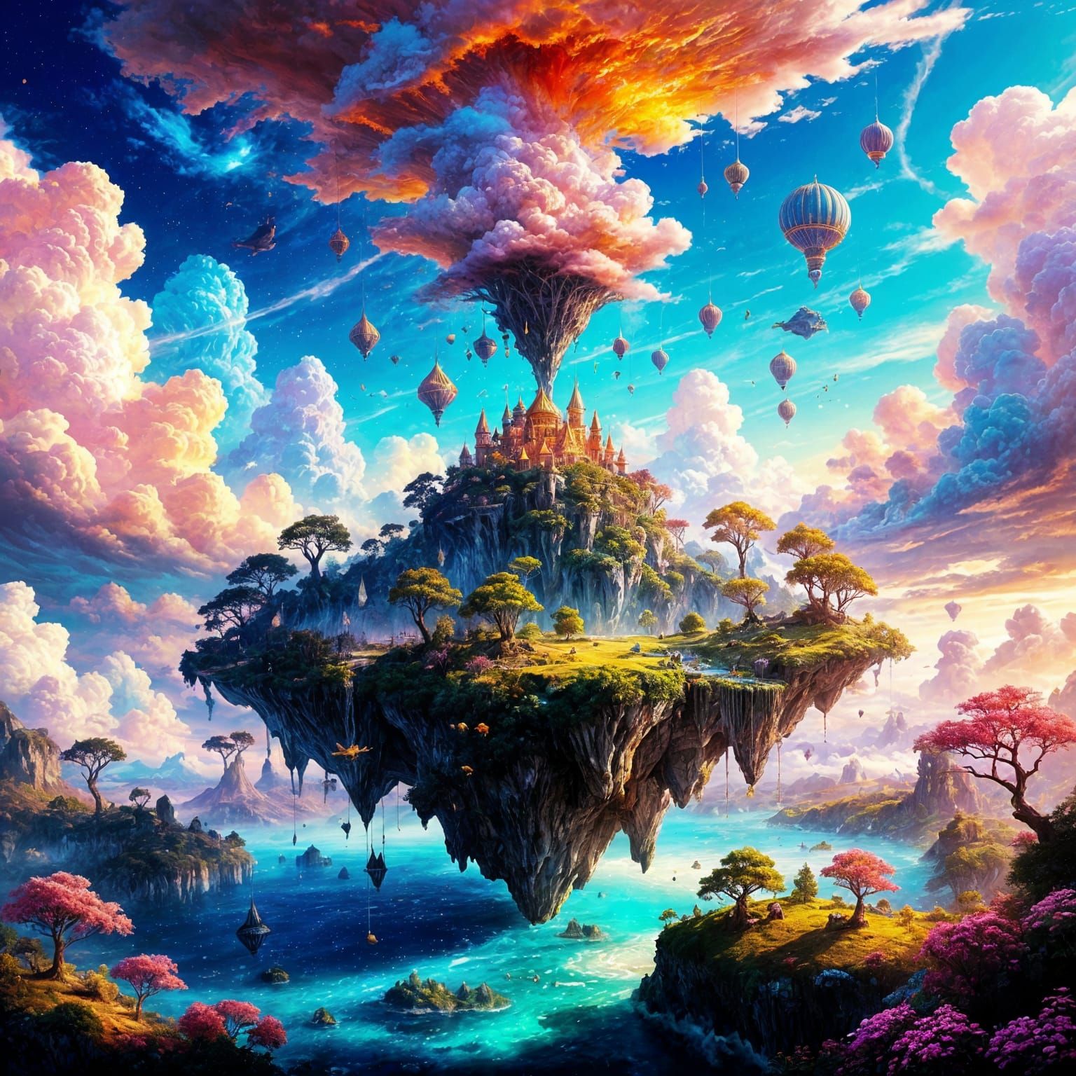 The floating kingdom   by @Pepino