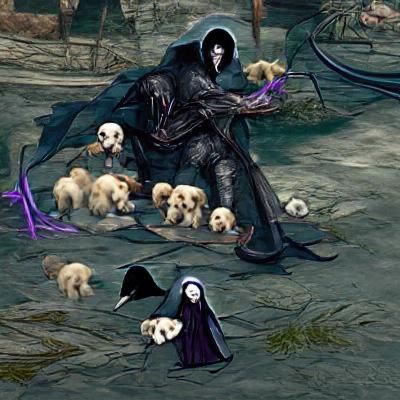 the grim reaper of souls loves puppies