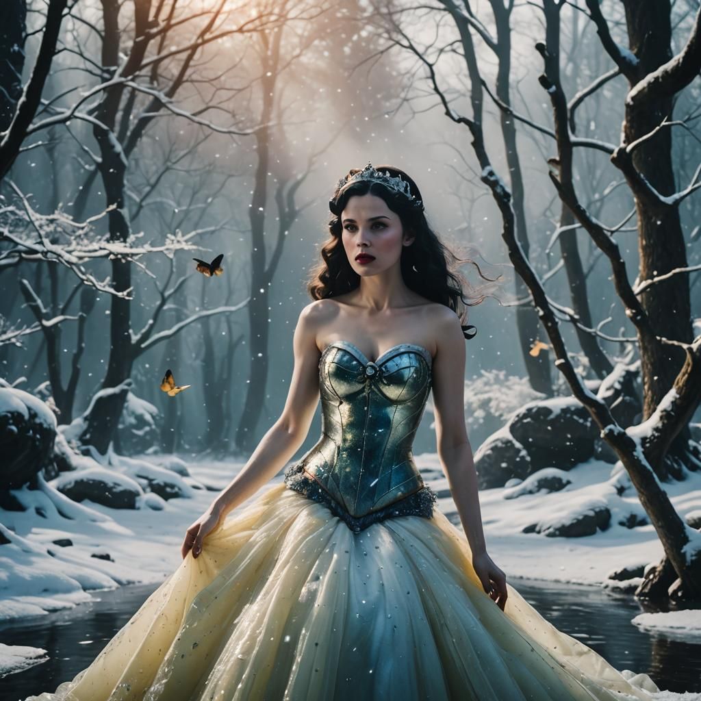 Snow White space mermaid