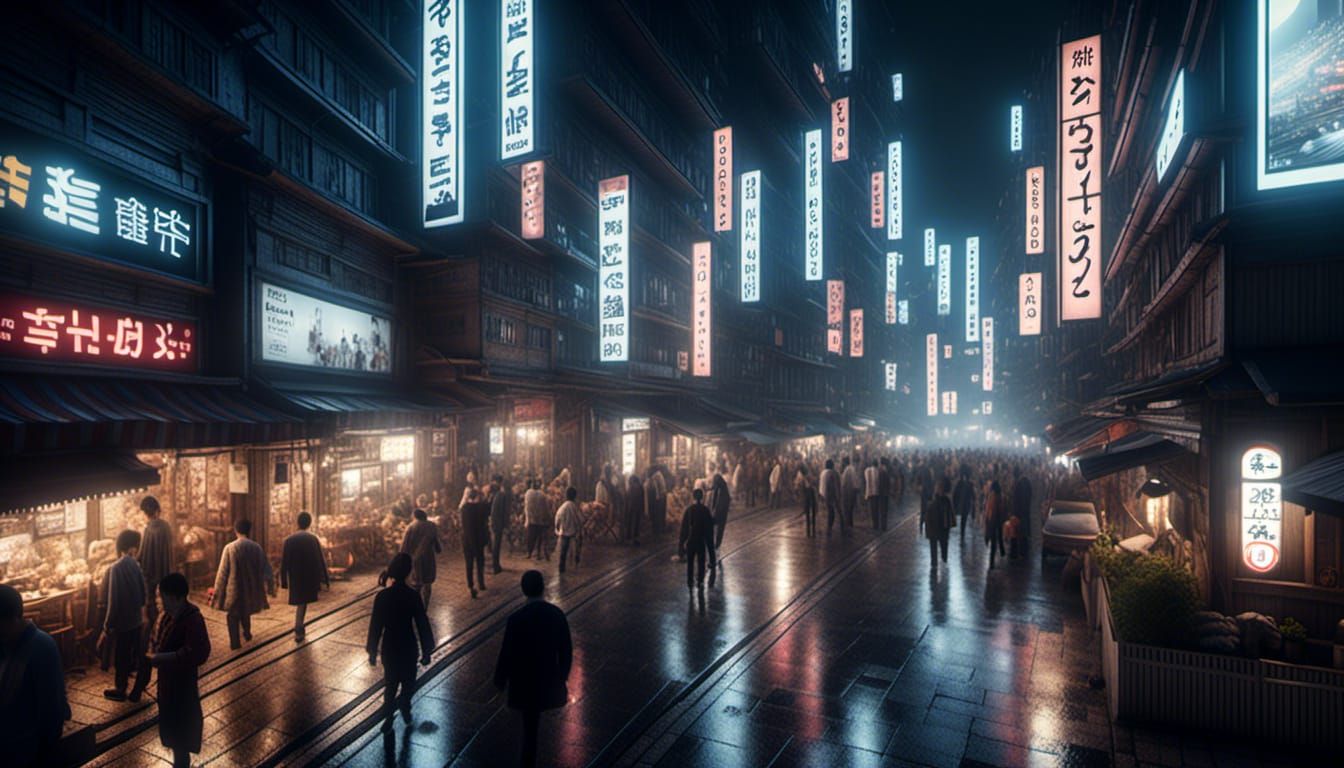 <lora:V-ray:1.0> Tokyo city