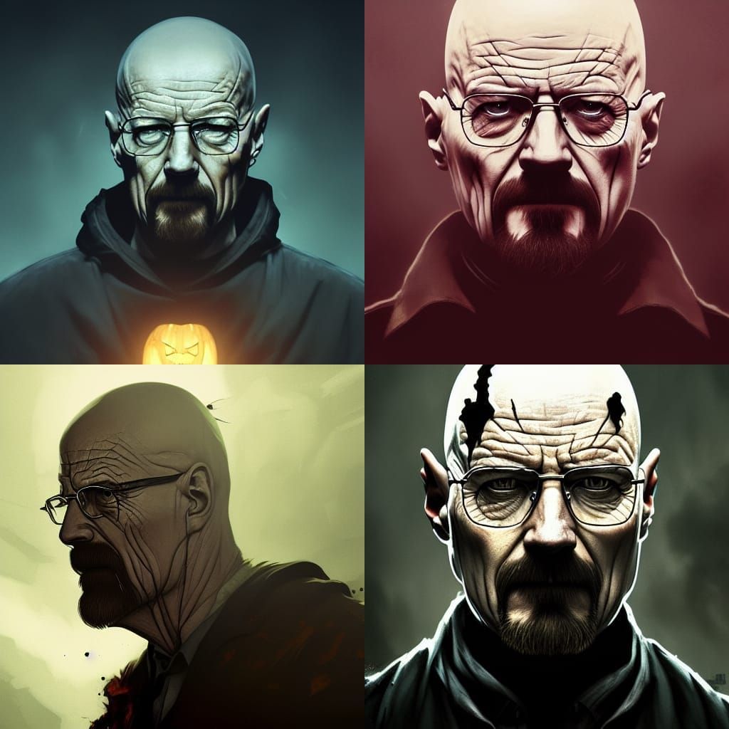 walter white halloween scary - AI Generated Artwork - NightCafe Creator