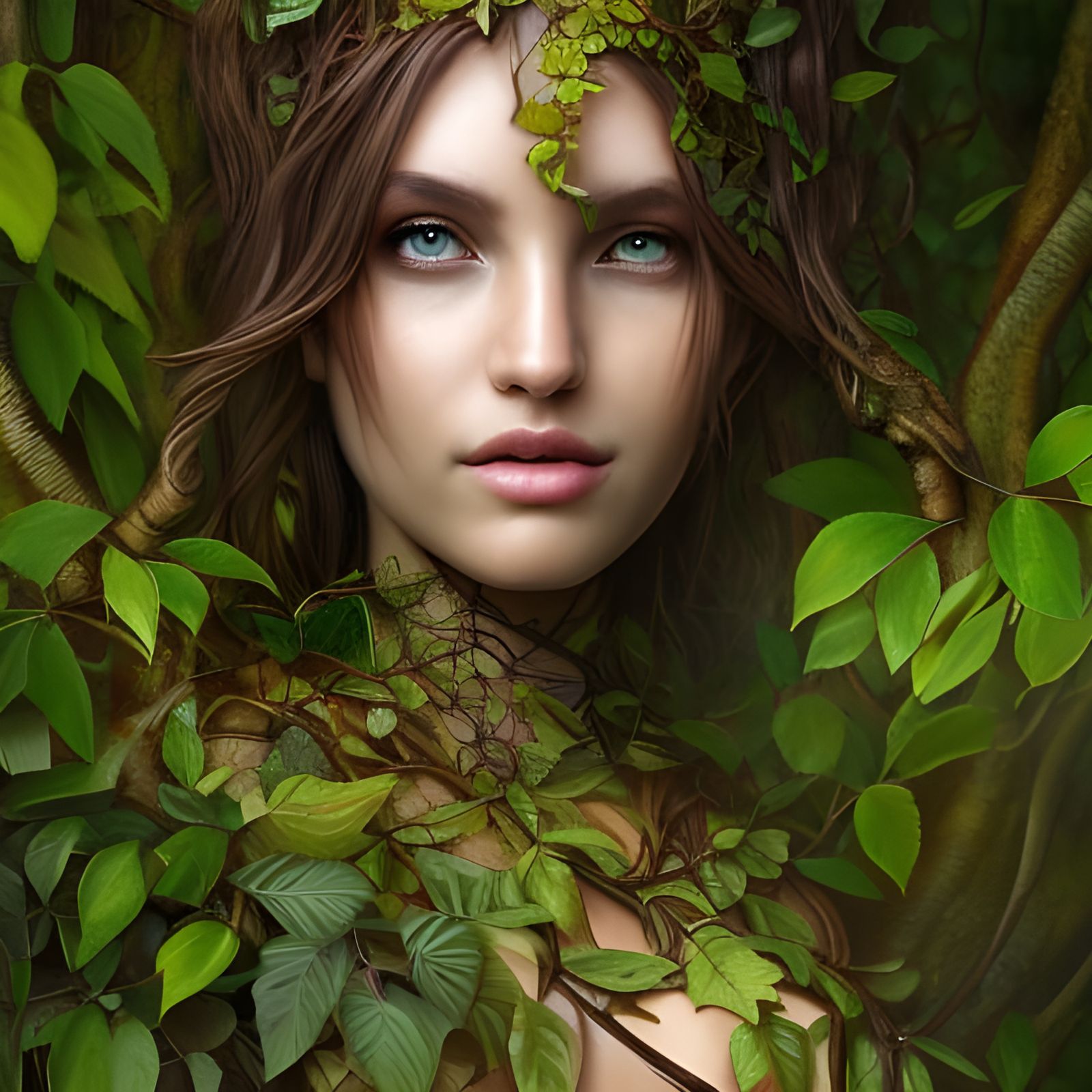 Forest Dryad - AI Generated Artwork - NightCafe Creator