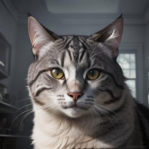 Thomas Jasper 'Tom' Cat AI Generated Artwork NightCafe Creator