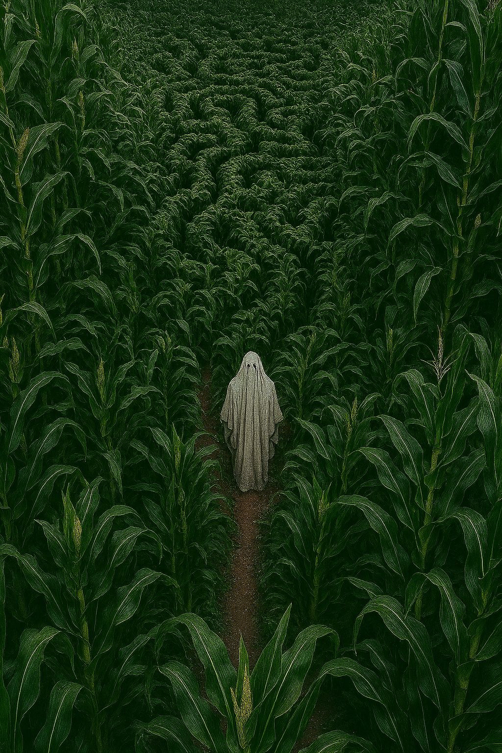 The ghost through the Corn maze