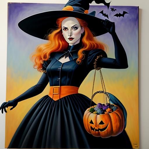 Halloween witch