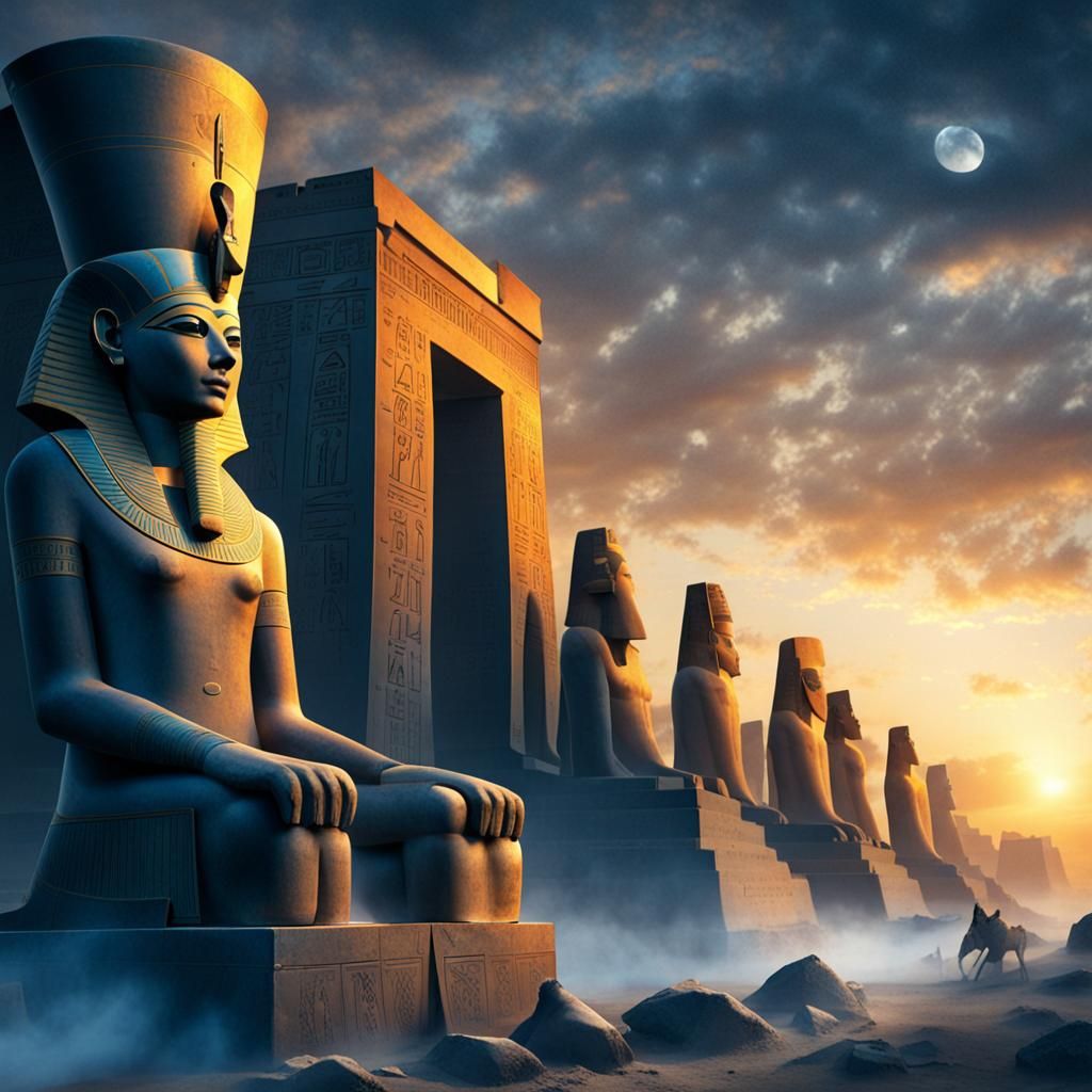 Ancient Egypt - AI Generated Artwork - NightCafe Creator