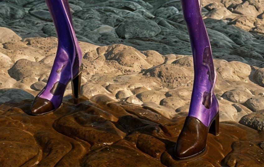 Gypsy's Muddy Heeled Feet