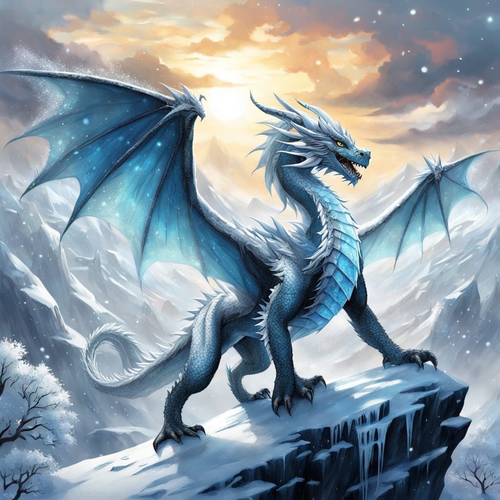 The Fearsome Ice Dragon