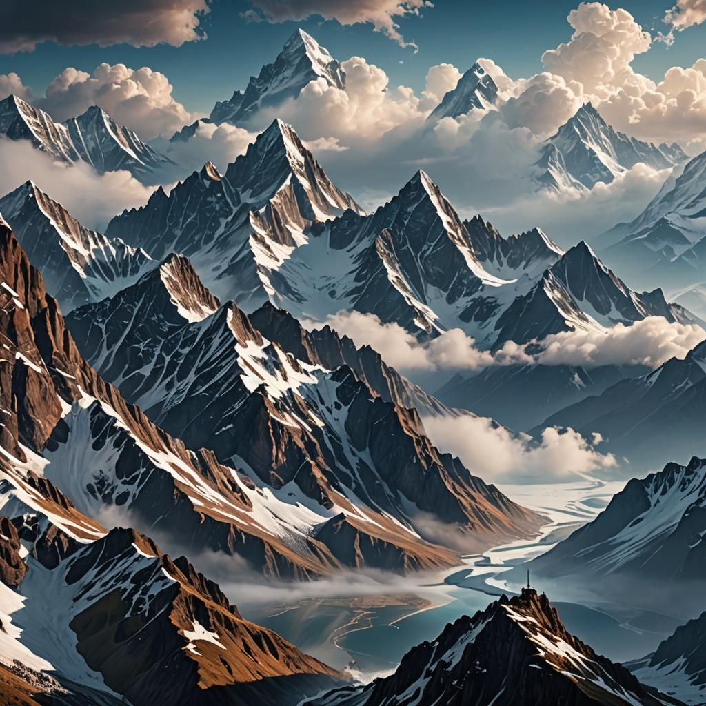 Massive mountains