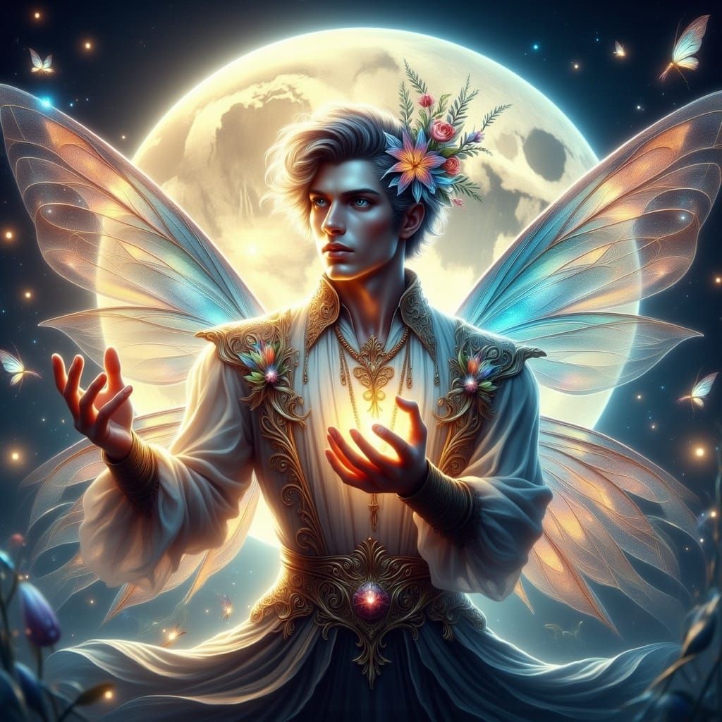  <lora:BeautifulFairyFlux:1.0> 