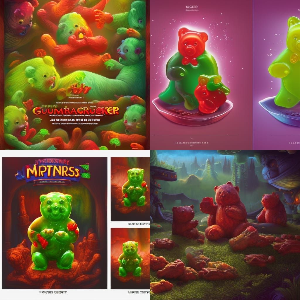 A cookbook for making Gummy Bear Horrors