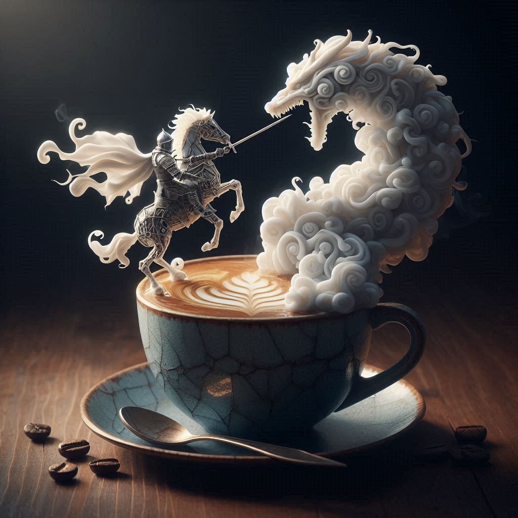 Cup of Dark Midieval Roast