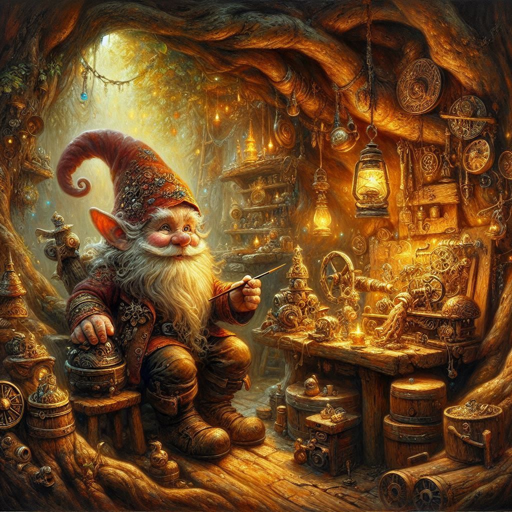 The Enchanted Tinkerer's Workshop  by @Nednut4362