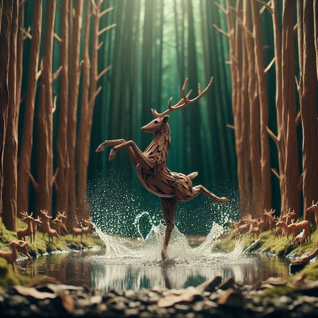 Dancing in the puddle