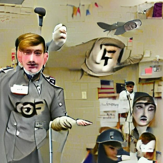 George Floyd as the Fuhrer