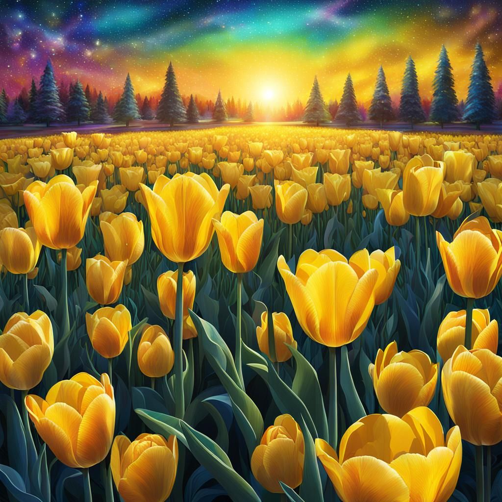 Yellow tulips  by @mcdonciii