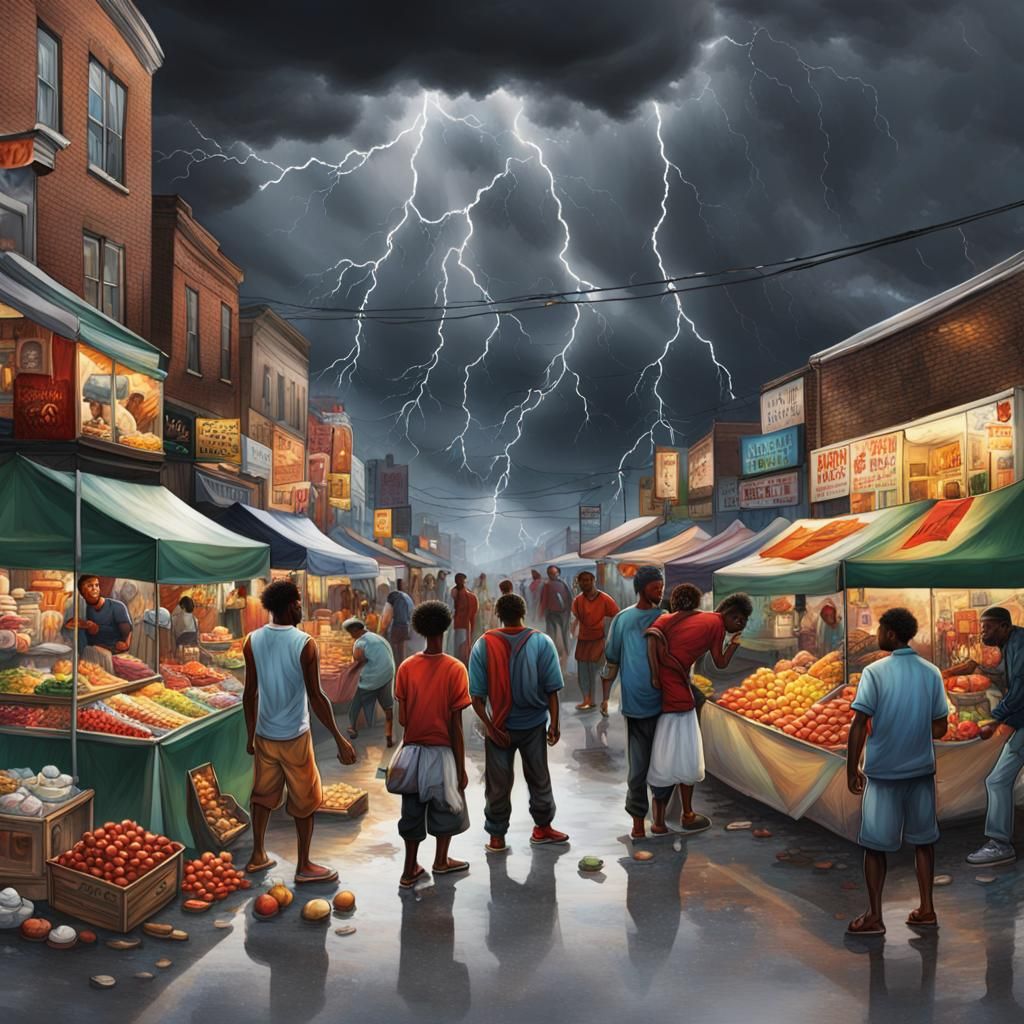 Storm at the Market