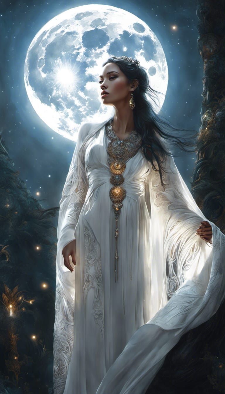 Mayari - Goddess of the Moon  by @Gagambaboy