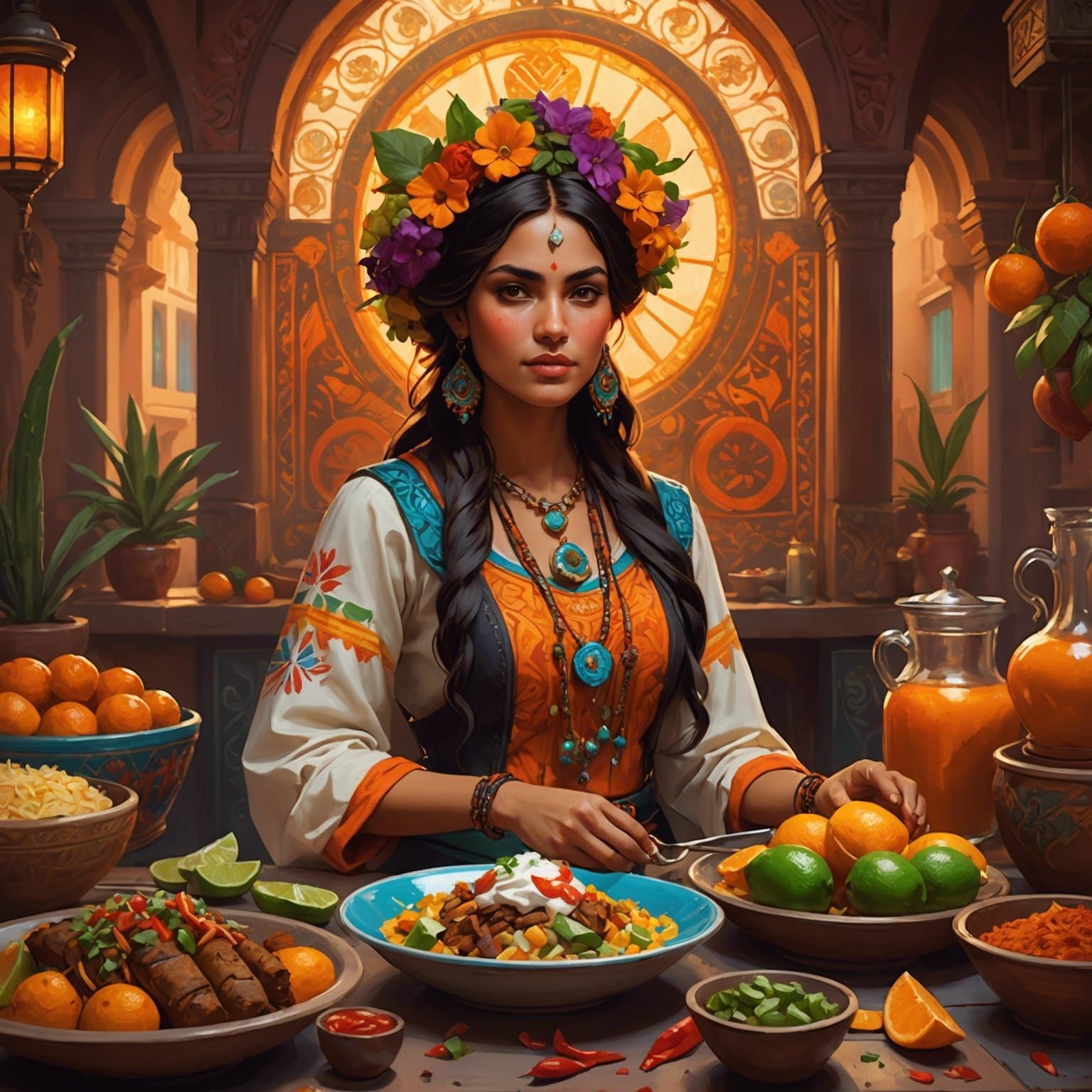 savoring the delectable flavors of Mexican cuisine the essence of mouthwatering dishes, brimming with ...  by @Yui