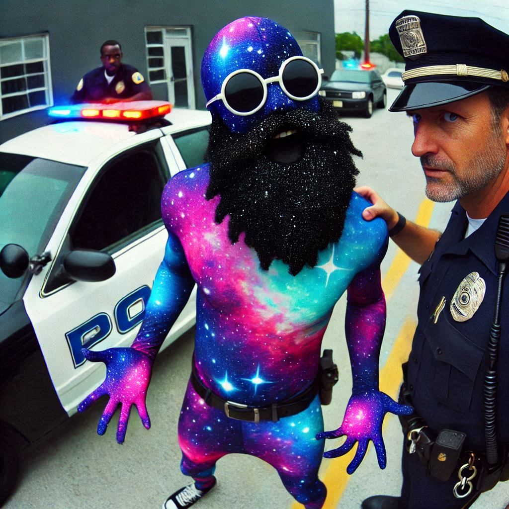 Cosmic Man in Trouble