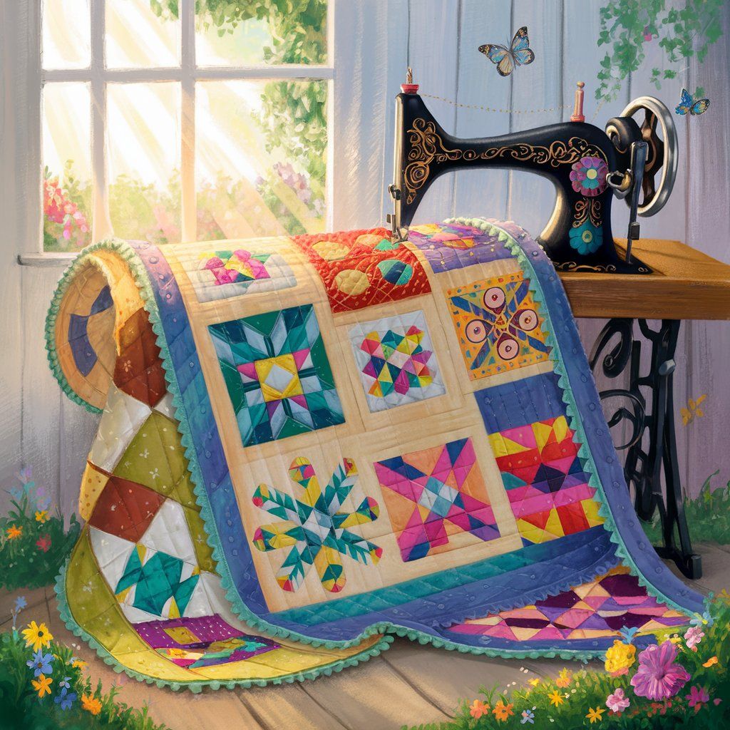 Favorit Things (Quilt and Sewing Machine)