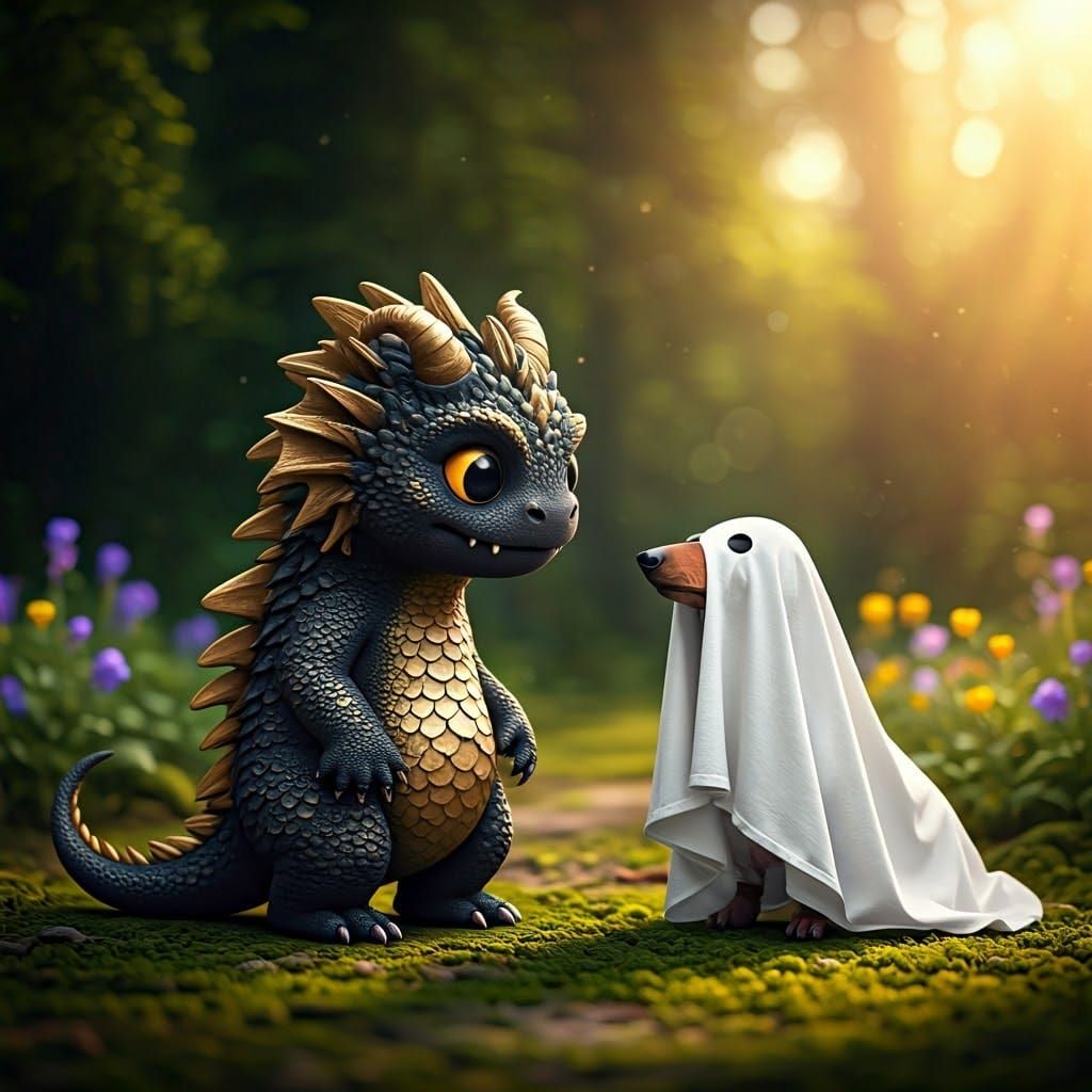 First encounter..  by @Dragonskin