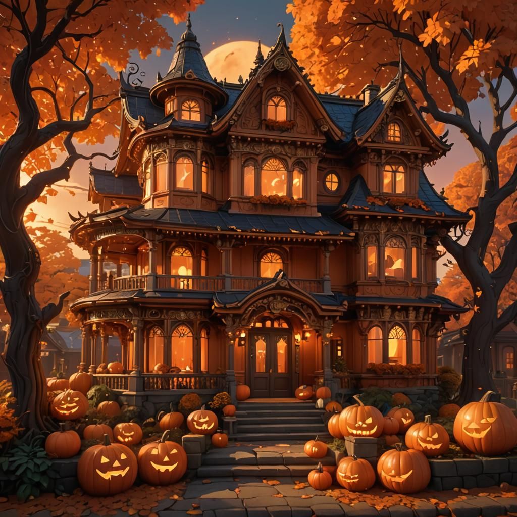 Halloween House 241011A