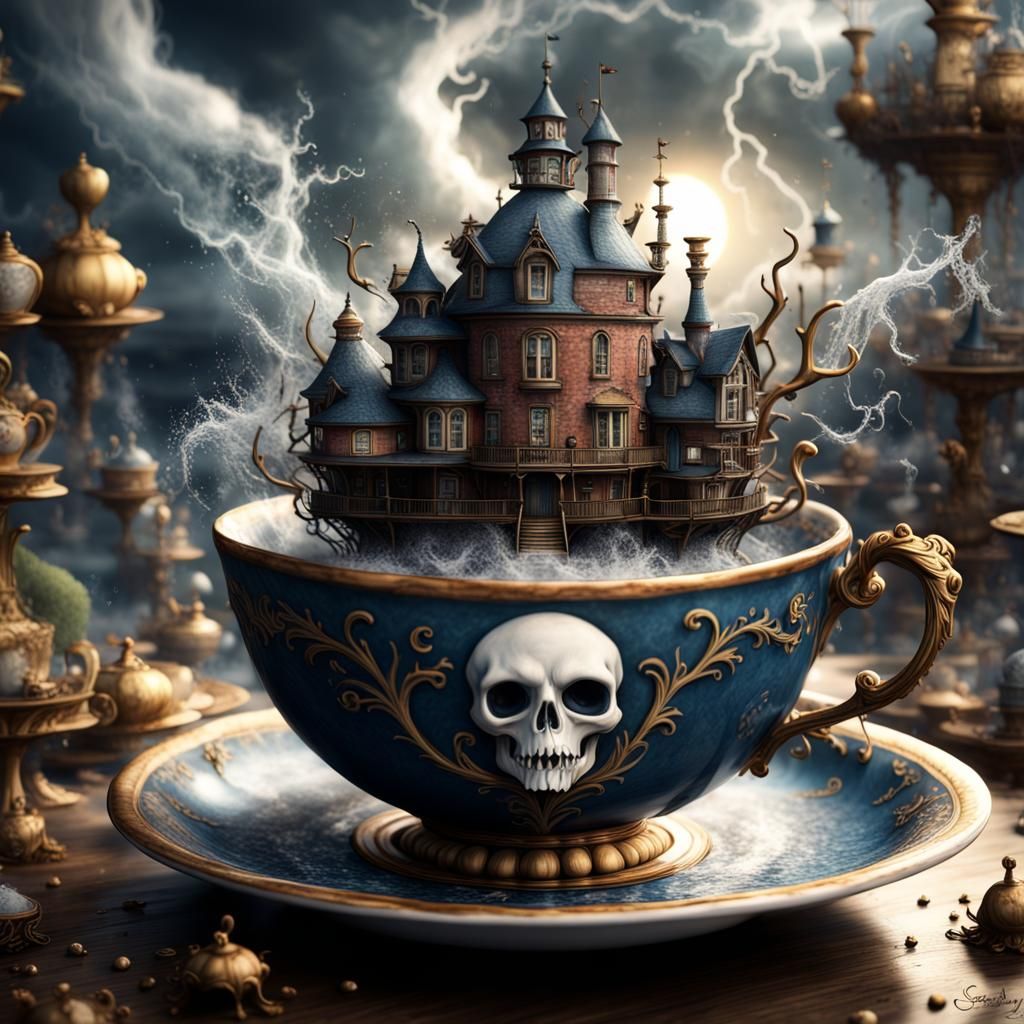 Storm In A Teacup  by @Quibbles