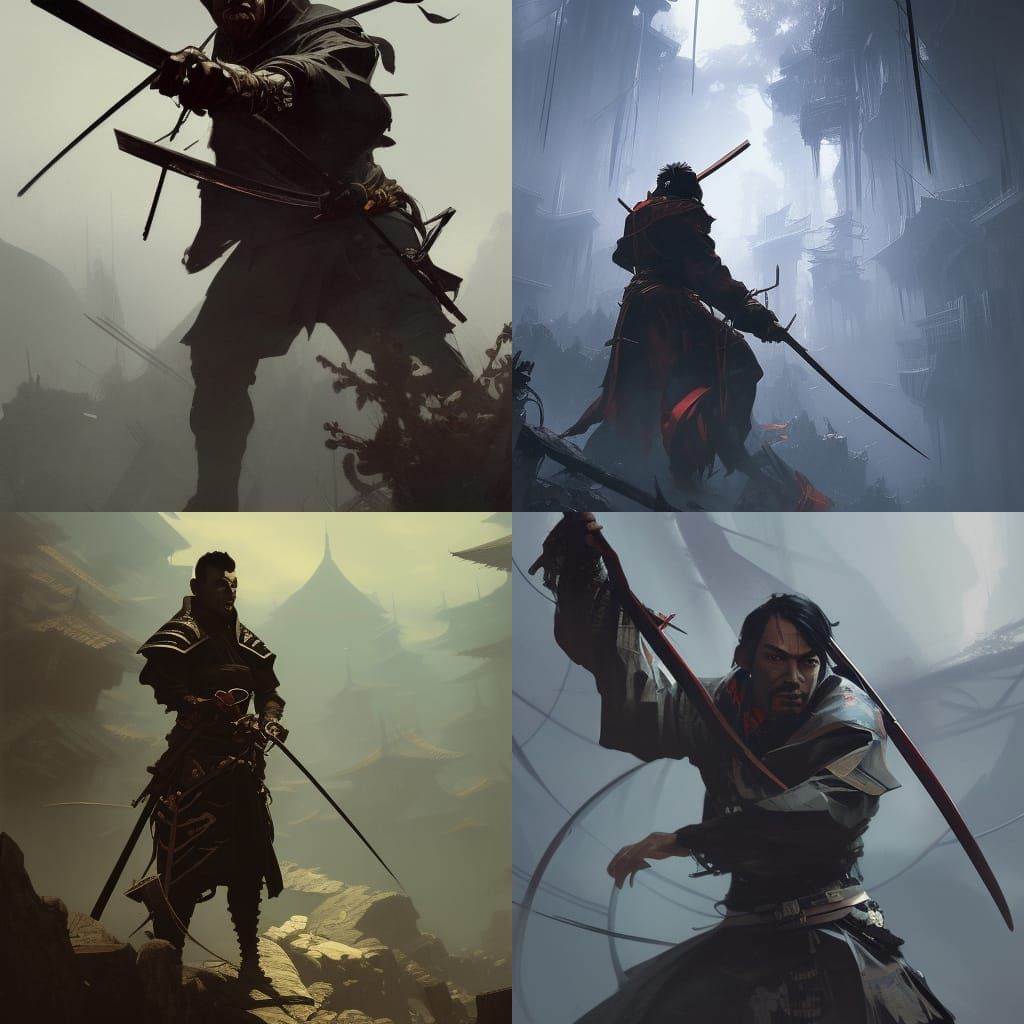 Samurai - AI Generated Artwork - NightCafe Creator