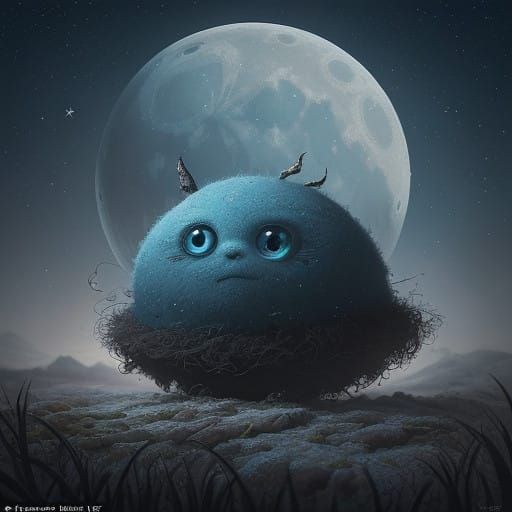 Strange night creature