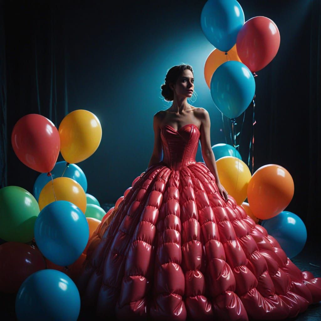 Balloon Fashion  by @JB