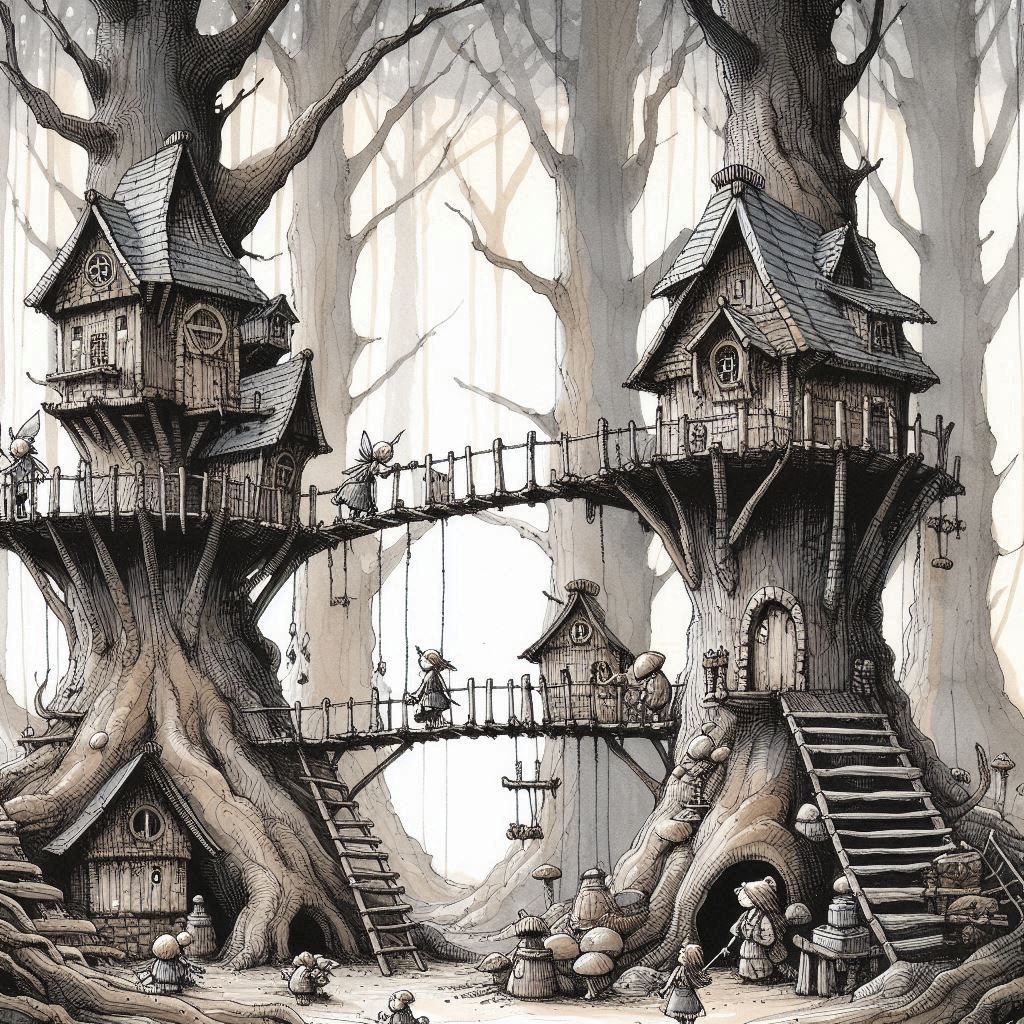 Fairy tree houses