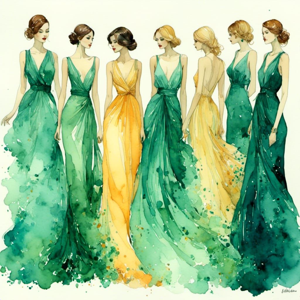 only they know where their dresses go