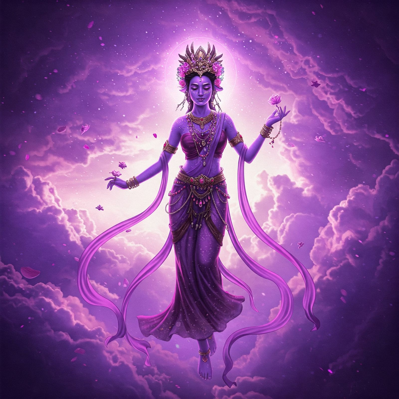 Purple Apsara