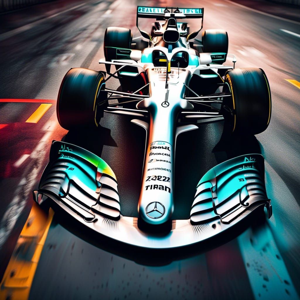 Mercedes-Benz Formula one racing car pro photo shoot 🏎️🏁🛣️📸✨ - AI  Generated Artwork - NightCafe Creator